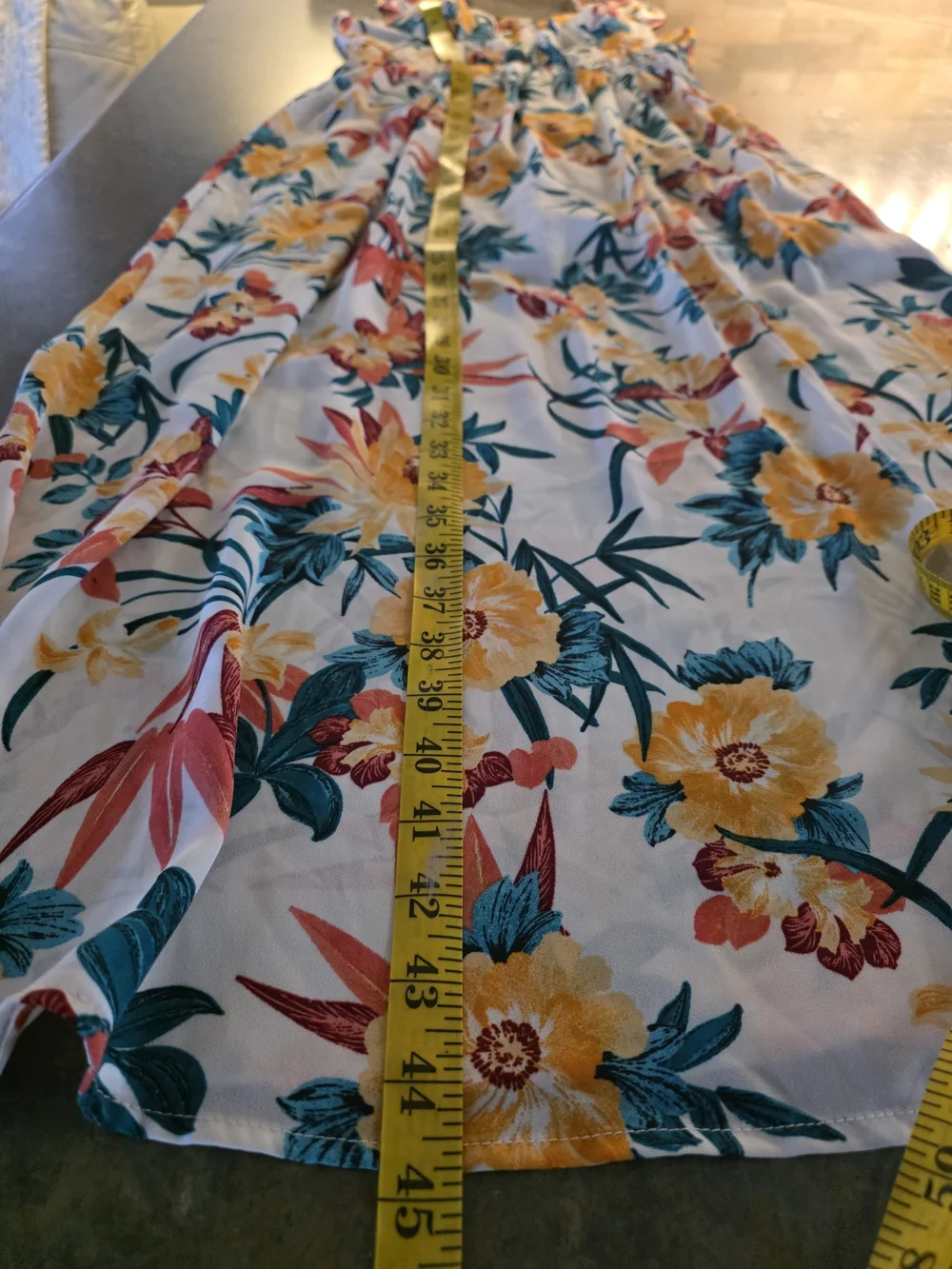 Lily Rose White Floral Lace-Up Back Maxi Dress - Picture 5 of 6